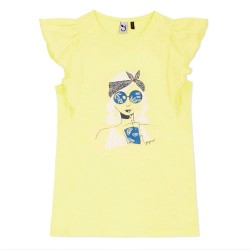 Тениска 3pommes Les Citrons De Menton short sleeve T-shirt - Yellow (Soleil) тениска,мъжки,тениски,дамски,тениски,3pommes,les,citrons,de,menton,short,sleeve,t,shirt,yellow,(soleil)