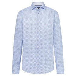 риза,с,дълъг,ръкав,мъжки,ризи,hackett,mosaic,tile,print,long,sleeve,shirt,white