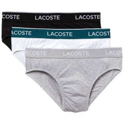 мъжко,бельо,lacoste,slips,3,units,black,white,argent,chine,(white,black,grey)