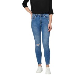 дънки,дамски,панталони,only,mila,life,high,waist,skinny,destroy,bj139945,jeans,blue,(medium,blue,denim)