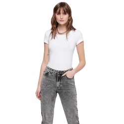 тениска,дамски,тениски,only,live,love,life,o,neck,short,sleeve,t,shirt,white,(white)