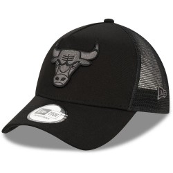 шапка,всички,шапки,new,era,chicago,bulls,nba,e,frame,trucker,adjustable,cap,black,(black)