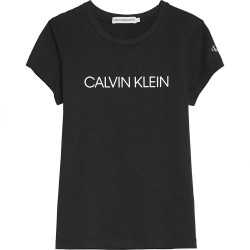тениска,детски,тениски,calvin,klein,jeans,institutional,slim,short,sleeve,t,shirt,black,(ck,black)