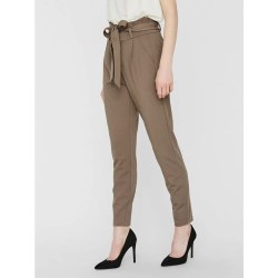 панталони,дамски,панталони,vero,moda,loose,paperbag,pants,brown,(bungee,cord)