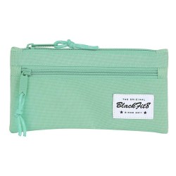 канцеларски,принадлежности,safta,blackfit8,2,zippers,pencil,case,green,(turquoise)