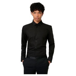 риза,с,дълъг,ръкав,мъжки,ризи,hugo,long,sleeve,shirt,black