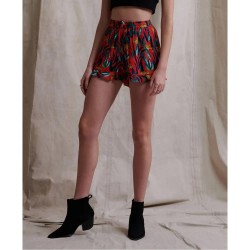 къси,панталони,дамски,панталони,superdry,summer,beach,shorts,red,(red,all,over,print)
