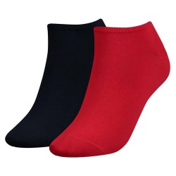 чорапи,дамски,чорапи,tommy,hilfiger,sneaker,socks,2,pairs,tommy,red,(red)