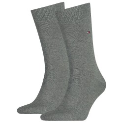чорапи,мъжки,чорапи,tommy,hilfiger,classic,socks,2,pairs,middle,grey,melange,(grey)