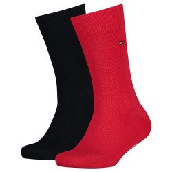 чорапи,детски,чорапи,tommy,hilfiger,basic,socks,2,pairs,red,black,(tommy,original)