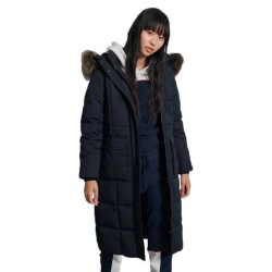яке,дамски,якета,и,палта,superdry,longline,faux,fur,everest,jacket,eclipse,navy,(black)