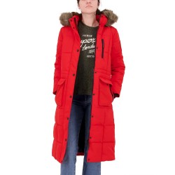 яке,дамски,якета,и,палта,superdry,longline,faux,fur,everest,jacket,red,(high,risk,red)