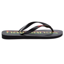 Джапанки Havaianas Top Logomania flip flops - Black (Black / Black / Ruby Red) джапанки,мъжки,джапанки,и,чехли,havaianas,top,logomania,flip,flops,black,(black,black,ruby,red)