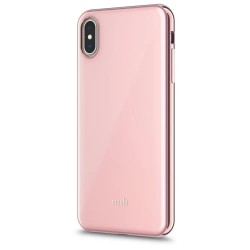 други,аксесоари,moshi,iglaze,iphone,xs,silicone,phone,case,pink,(taupe,pink)