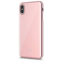 други,аксесоари,moshi,iglaze,iphone,xs,max,silicone,phone,case,pink