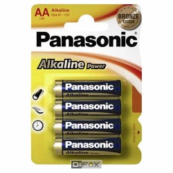 батерии,panasonic,pack,4,lr,06,aa,battery,golden,(silver)