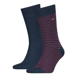 чорапи,мъжки,чорапи,tommy,hilfiger,small,stripe,classic,socks,2,pairs,tommy,original,(blue)
