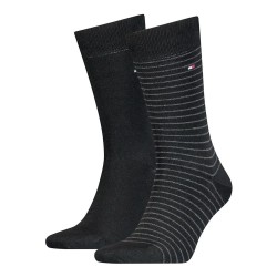 чорапи,мъжки,чорапи,tommy,hilfiger,small,stripe,classic,socks,2,pairs,black
