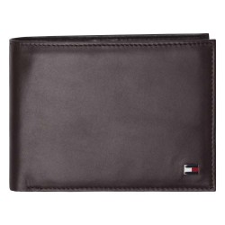портфейли,и,портмонета,tommy,hilfiger,eton,flap,and,coin,pocket,leather,wallet,brown