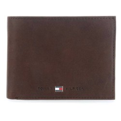 портфейли,и,портмонета,tommy,hilfiger,johnson,flap,and,coin,pocket,wallet,brown