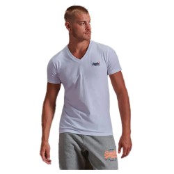 тениска,мъжки,тениски,superdry,orange,label,classic,short,sleeve,v,neck,t,shirt,optic,(white)