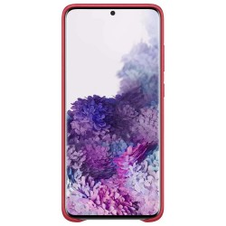 други,аксесоари,samsung,galaxy,s20+,leather,silicone,phone,case,red,(red)