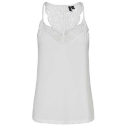 тениска,дамски,тениски,vero,moda,ana,lace,sleeveless,t,shirt,snow,white,(white)