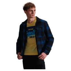 мъжки,якета,superdry,hunting,wool,overshirt,blue