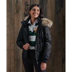 яке,дамски,якета,и,палта,superdry,nylon,flight,bomber,jacket,black,(black)