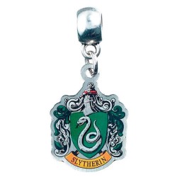 бижутерия,the,carat,shop,harry,potter,slytherin,crest,slider,charm,pendant,multicolor,(silver,green)