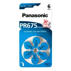 батерии,panasonic,pr,675,zinc,air,button,battery,6,units,blue,(blue)