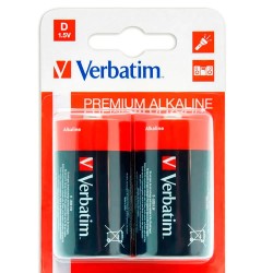 батерии,verbatim,1x2,mono,d,lr,20,49923,alkaline,battery,black,(black)