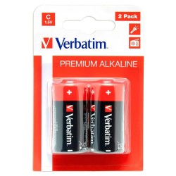 батерии,verbatim,1x2,baby,c,lr,14,49922,battery,black,(black)