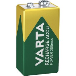 батерии,varta,1,rechargeable,e,ready2use,nimh,9v,block,batteries,200mah,green,(green)