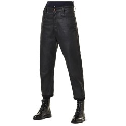 дънки,дамски,панталони,g,star,c,staq,3d,boyfriend,crop,jeans,waxed,black,cobler,(black)