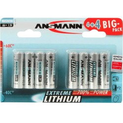 батерии,ansmann,extreme,lithium,aa,mignon,lr,batteries,silver,(silver)