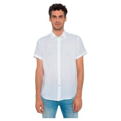 риза,с,къс,ръкав,мъжки,ризи,pepe,jeans,mark,short,sleeve,shirt,white