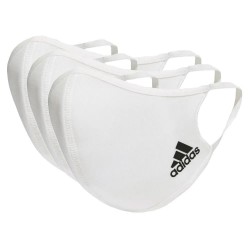 други,аксесоари,adidas,logo,face,mask,3,units,white,(white)