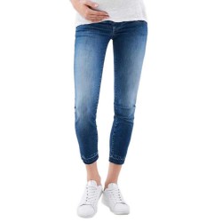 дънки,за,бременни,дамски,панталони,salsa,jeans,hope,capri,maternity,in,medium,rinse,jeans,blue