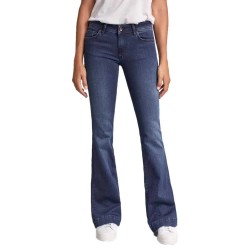 дънки,дамски,панталони,salsa,jeans,wonder,push,up,flare,in,dark,jeans,blue
