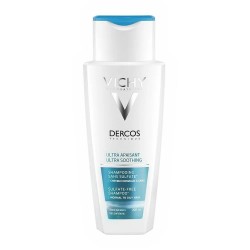 хигиена,коса,vichy,dercos,ultra,soothing,oily,shampoo,200ml,white