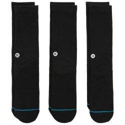 чорапи,мъжки,чорапи,stance,icon,socks,3,pairs,black