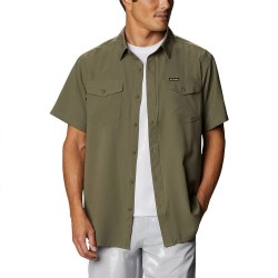 риза,с,къс,ръкав,мъжки,ризи,columbia,utilizer™,ii,solid,short,sleeve,shirt,green,(stone,green)