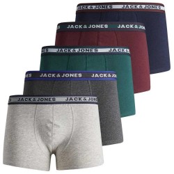 боксерки,мъжко,бельо,jack,&,jones,oliver,boxers,5,units,multicolor,(dark,grey,melange,detail,sea,moss,port,royal,navy,blazer,light,grey,melange)