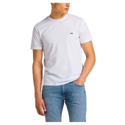 тениска,мъжки,тениски,lee,patch,logo,short,sleeve,t,shirt,white