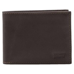 портфейли,и,портмонета,levi´s,®,casual,classics,hunte,coin,bifold,batwing,wallet,black,(dark,brown)