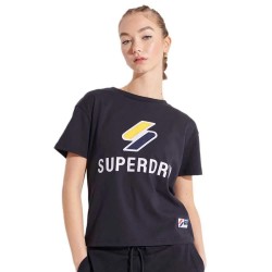 тениска,дамски,тениски,superdry,sportstyle,classic,short,sleeve,t,shirt,blue,(deep,navy)