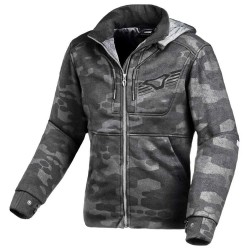 Блуза Macna District full zip sweatshirt - Grey (Grey Print) блуза,дамски,блузи,macna,district,full,zip,sweatshirt,grey,(grey,print)