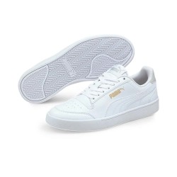 Юношески маратонки Puma Shuffle Junior trainers - White (Puma White / Puma White / Gray Violet / Puma Team) юношески,маратонки,мъжки,маратонки,дамски,маратонки,puma,shuffle,junior,trainers,white,(puma,white,puma,white,gray,violet,puma,t