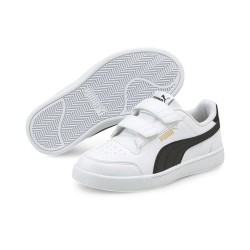 маратонки,детски,маратонки,puma,shuffle,velcro,ps,trainers,puma,white,puma,black,puma,team,gold,(white)